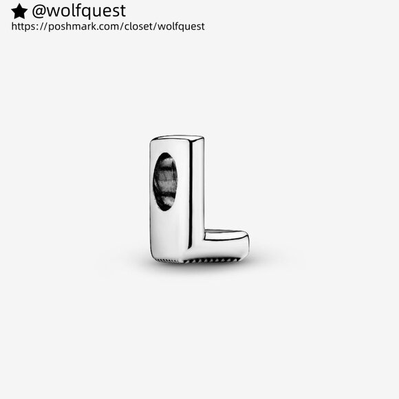 Pandora Letter L Alphabet Charm - Picture 1 of 6